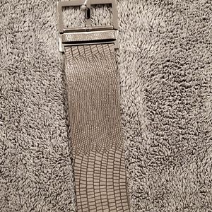 brand new women's banana republic fuxe leather bel